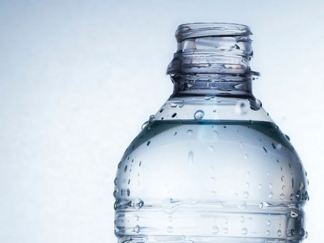 plastic water bottle