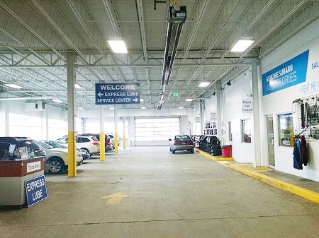 service department at Subaru of Spokane
