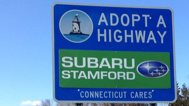 Adopt a Highway Sign